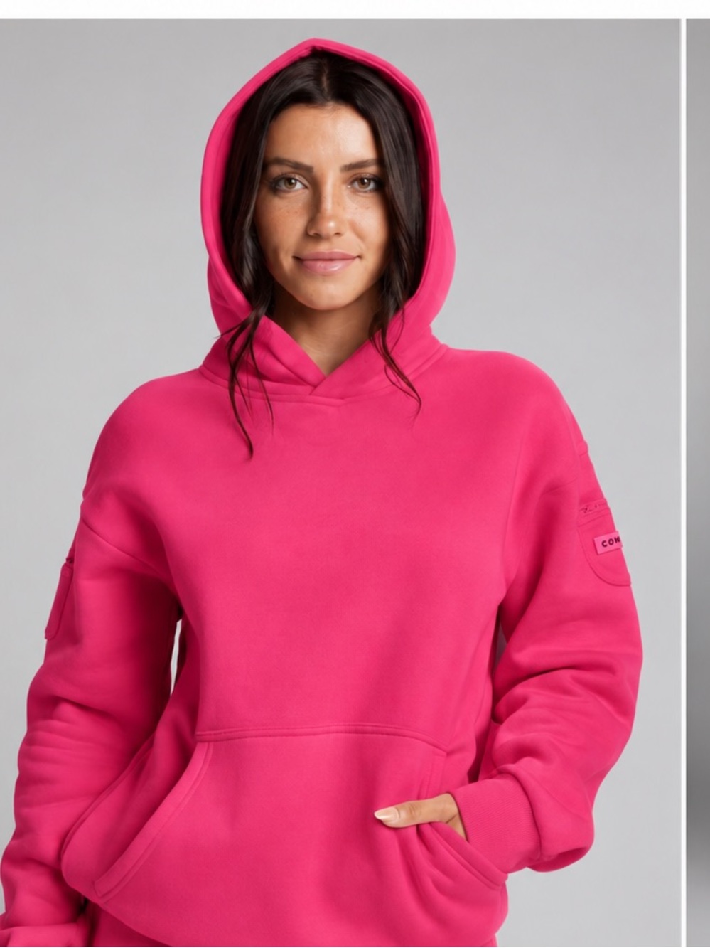 Everyday Cozy Hoodie in Hot Pink